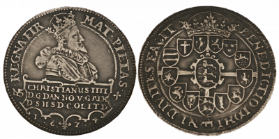 Christian IV 4 Speciedaler 1624 restrike 2024